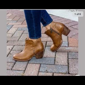 Bed Stu Yell P Tan Lux ankle booties